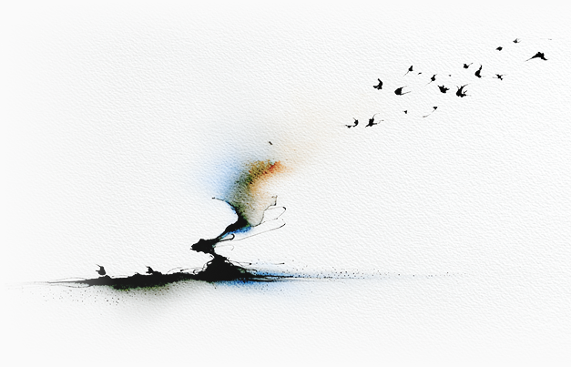 Volcano illustration